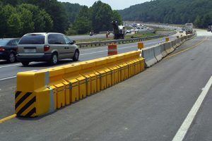 Absorb 350 Anchorless Water Filled Crash Cushion - Ozark Distribution